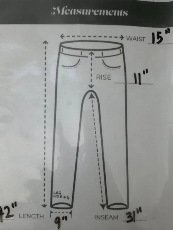 Vintage REFLECTIONS Black Leather Boot Cut Pants Women's Sz 8 - Picture 7 of 7